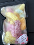 Dye Free freeze dried sour worms